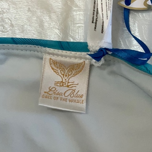 Lisa Blue WINGED ONES Sweetheart Bandeau 1pc - Celestial Blue (#18) - Picture 10 of 16